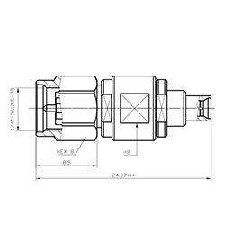 HS-2.92mmM To SMPMM Adapter (40G)